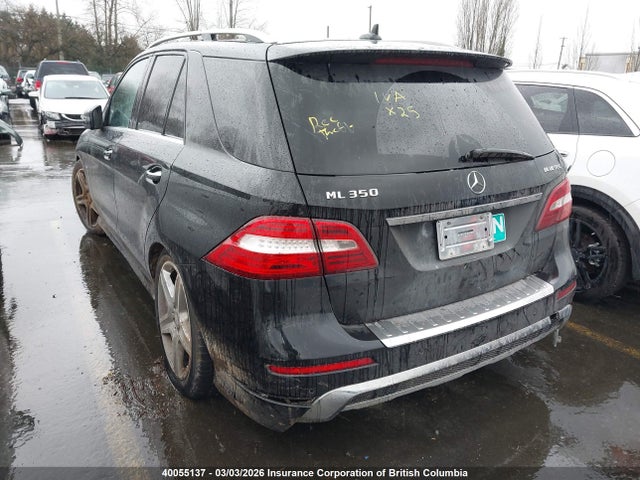 Aukcja sprzedaży 2012 Mercedes-benz Ml 350 Bluetec, vin: 4JGDA2EBXCA066294, numer aukcji: 40055137