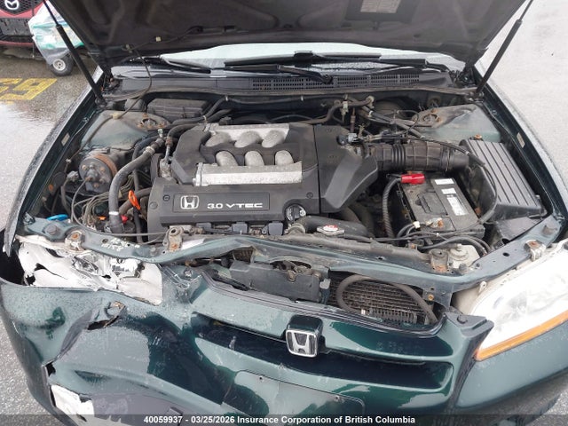 40059937 :رقم المزاد ، 1HGCG1651YA053296 vin ، 2000 Honda Accord Ex مزاد بيع