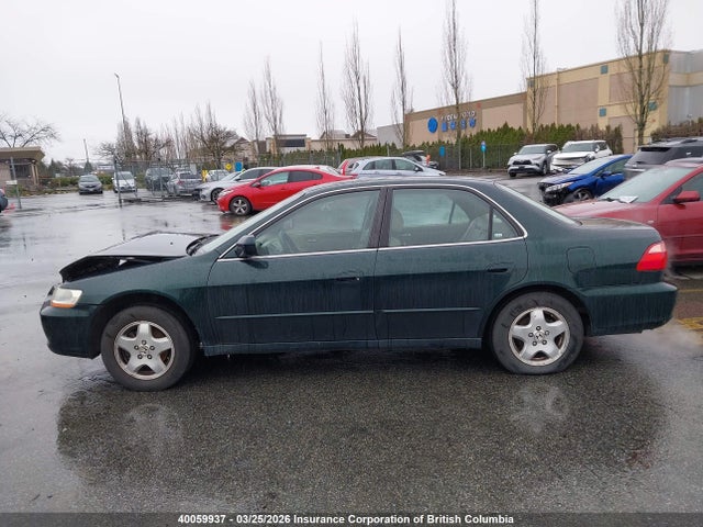 40059937 :رقم المزاد ، 1HGCG1651YA053296 vin ، 2000 Honda Accord Ex مزاد بيع