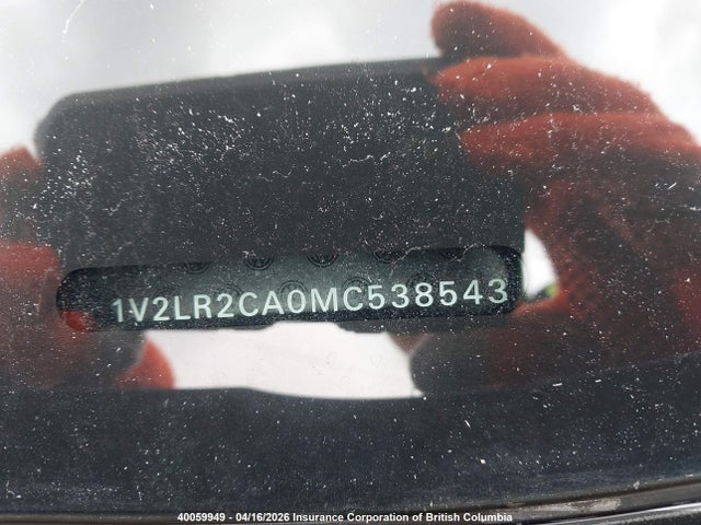 40059949 :رقم المزاد ، 1V2LR2CA0MC538543 vin ، 2021 Volkswagen Atlas مزاد بيع