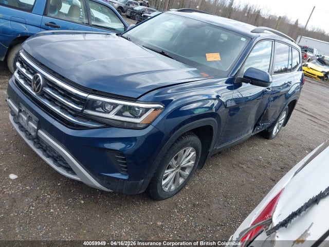 40059949 :رقم المزاد ، 1V2LR2CA0MC538543 vin ، 2021 Volkswagen Atlas مزاد بيع