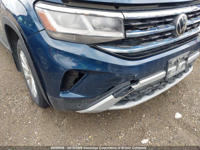 40059949 :رقم المزاد ، 1V2LR2CA0MC538543 vin ، 2021 Volkswagen Atlas مزاد بيع