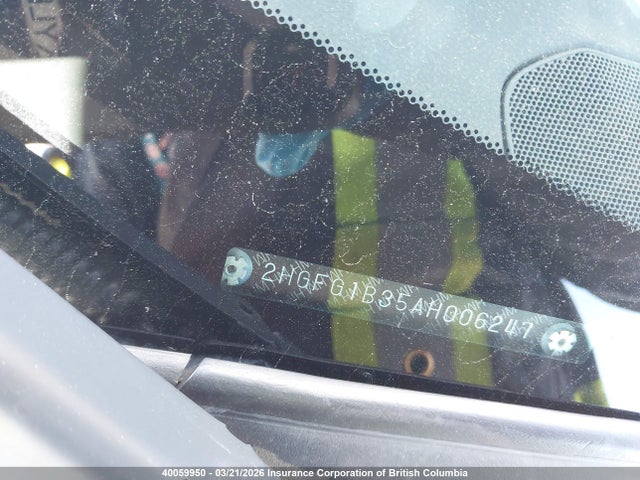 Aukcja sprzedaży 2010 Honda Civic, vin: 2HGFG1B35AH006247, numer aukcji: 40059950