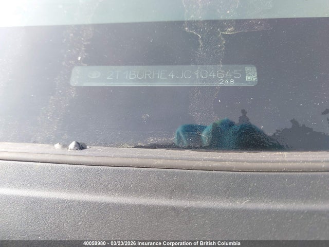 40059980 :رقم المزاد ، 2T1BURHE4JC104645 vin ، 2018 Toyota Corolla L/le/xle/se/xse مزاد بيع