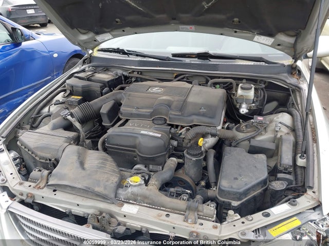 40059999 :رقم المزاد ، JTHBD182410002343 vin ، 2001 Lexus Is 300 300 مزاد بيع