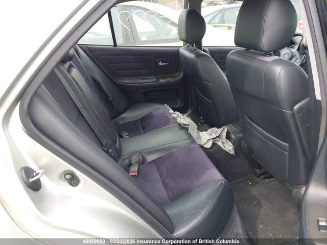 40059999 :رقم المزاد ، JTHBD182410002343 vin ، 2001 Lexus Is 300 300 مزاد بيع