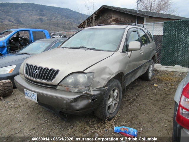 40060014 :رقم المزاد ، JT6HF10U5Y0099069 vin ، 2000 Lexus Rx 300 مزاد بيع