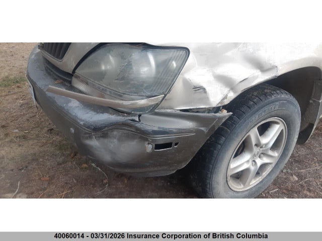 40060014 :رقم المزاد ، JT6HF10U5Y0099069 vin ، 2000 Lexus Rx 300 مزاد بيع