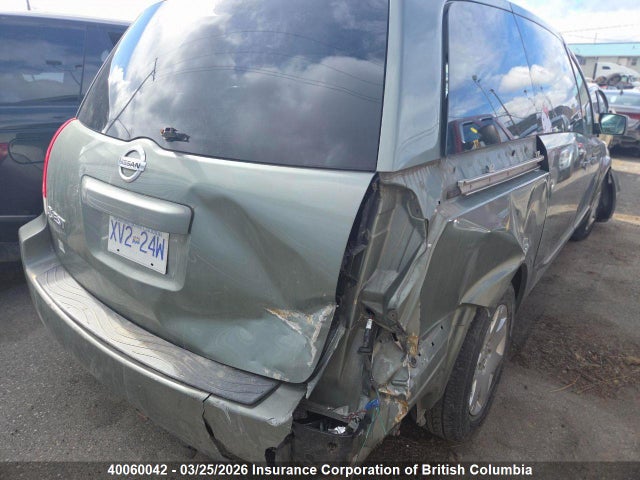 Продажа на аукционе авто 2006 Nissan Quest, vin: 5N1BV28U86N106880, номер лота: 40060042