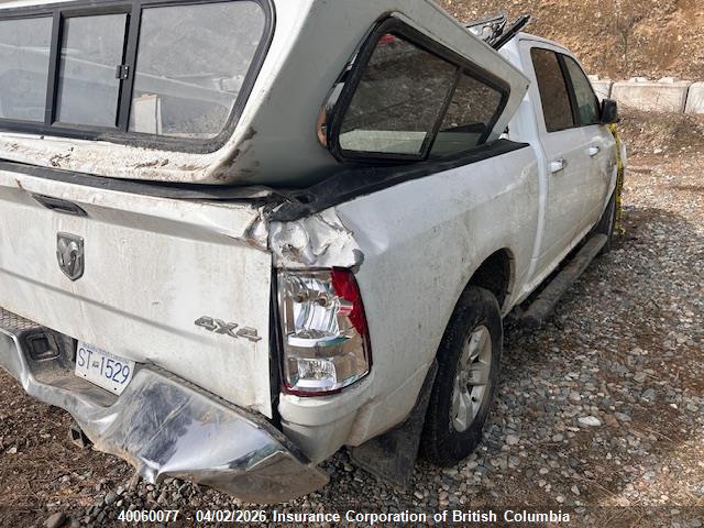 40060077 :رقم المزاد ، 1C6RR7LT6HS673443 vin ، 2017 Ram 1500 Slt مزاد بيع