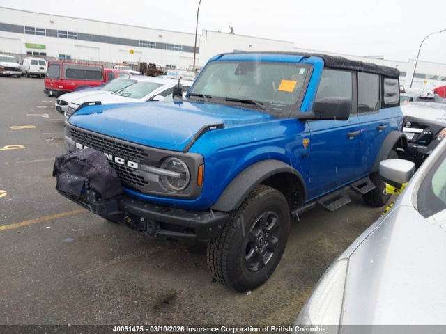 Продажа на аукционе авто 2023 Ford Bronco Badlands, vin: 1FMEE5DPXPLB12739, номер лота: 40051475