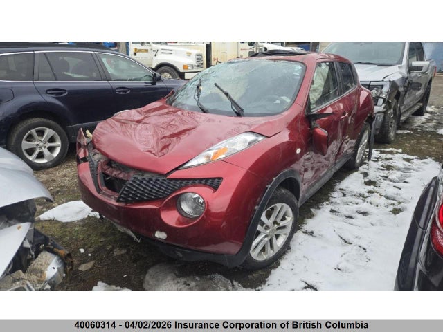 2012 Nissan Juke მანქანა იყიდება აუქციონზე, vin: JN8AF5MV4CT116962, აუქციონის ნომერი: 40060314