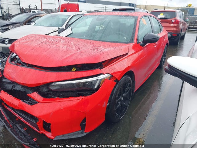 40059130 :رقم المزاد ، 2HGFE4F84SH003273 vin ، 2025 Honda Civic Sport/sport Touring مزاد بيع