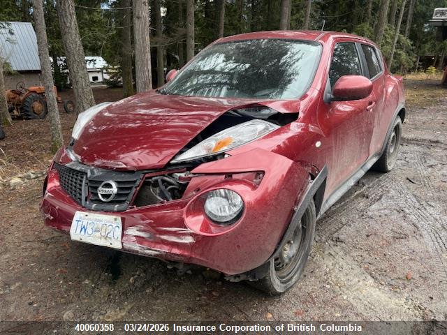 40060358 :رقم المزاد ، JN8AF5MV0BT012449 vin ، 2011 Nissan Juke مزاد بيع