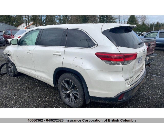 40060362 :رقم المزاد ، 5TDZZRFH2JS253902 vin ، 2018 Toyota Highlander Le/le Plus مزاد بيع