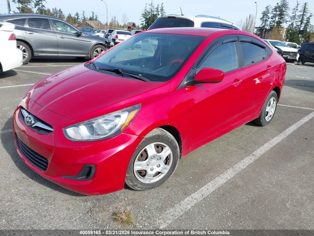 40059165 :رقم المزاد ، KMHCT4AE1DU374794 vin ، 2013 Hyundai Accent Gls/gs مزاد بيع