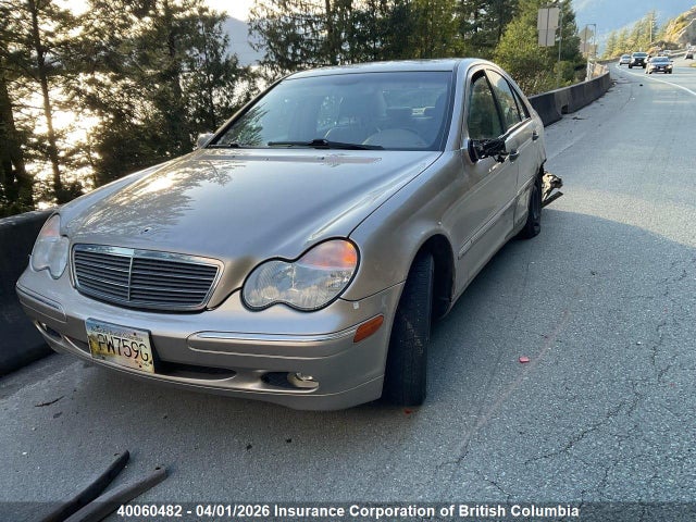 40060482 :رقم المزاد ، WDBRF61JX2F255334 vin ، 2002 Mercedes-benz C 240 مزاد بيع