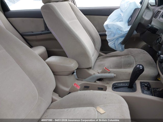 40057090 :رقم المزاد ، KNAFE121355134077 vin ، 2005 Kia Spectra Lx/ex مزاد بيع