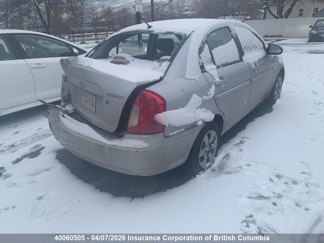40060505 :رقم المزاد ، KMHCN45C27U106652 vin ، 2007 Hyundai Accent Gls مزاد بيع