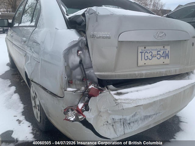 40060505 :رقم المزاد ، KMHCN45C27U106652 vin ، 2007 Hyundai Accent Gls مزاد بيع