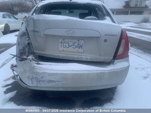 40060505 :رقم المزاد ، KMHCN45C27U106652 vin ، 2007 Hyundai Accent Gls مزاد بيع