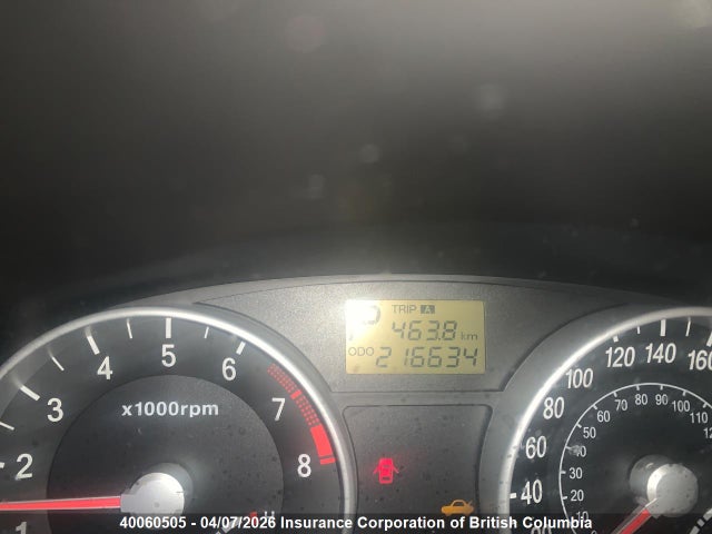40060505 :رقم المزاد ، KMHCN45C27U106652 vin ، 2007 Hyundai Accent Gls مزاد بيع
