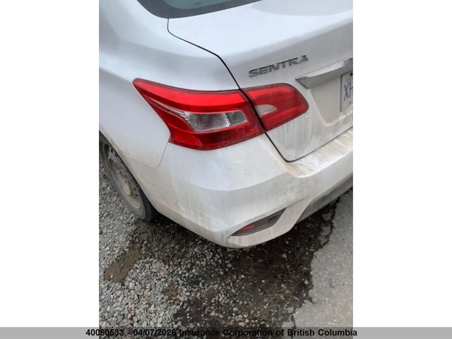 2017 Nissan Sentra 1.8 S/1.8 Sl/1.8 Sv მანქანა იყიდება აუქციონზე, vin: 3N1AB7AP2HL663591, აუქციონის ნომერი: 40060533