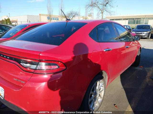 Aukcja sprzedaży 2013 Dodge Dart Limited/r/t, vin: 1C3CDFCA5DD204062, numer aukcji: 40058774