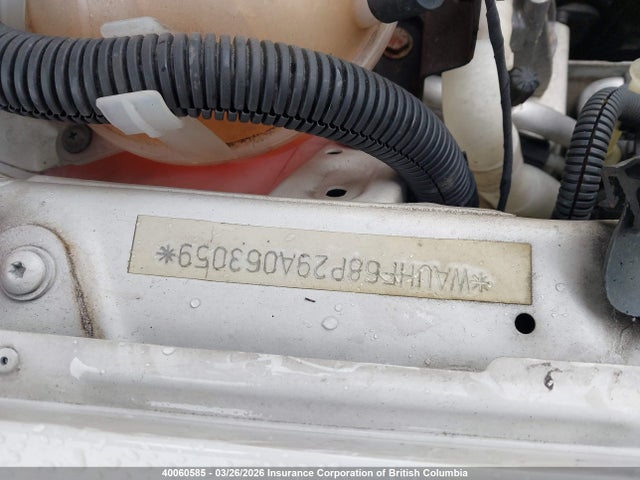 Aukcja sprzedaży 2009 Audi A3, vin: WAUHF68P29A063059, numer aukcji: 40060585