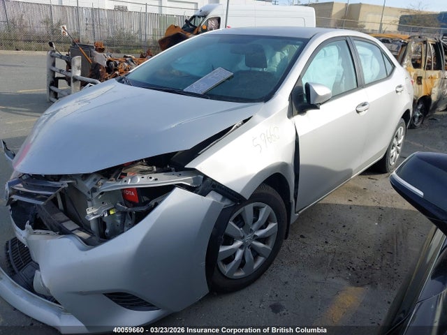 Aukcja sprzedaży 2016 Toyota Corolla L/le/le Pls/prm/s/s Pls, vin: 2T1BURHE7GC644449, numer aukcji: 40059660