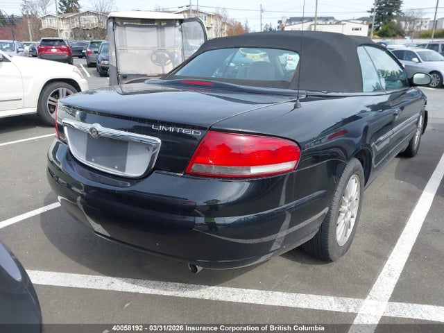 Aukcja sprzedaży 2004 Chrysler Sebring Limited, vin: 1C3EL65R34N405841, numer aukcji: 40058192