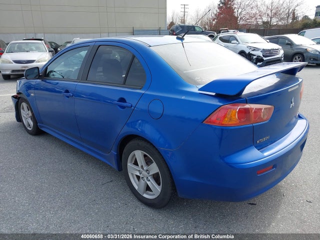 40060658 :رقم المزاد ، JA3AU26U59U609233 vin ، 2009 Mitsubishi Lancer Es/es Sport مزاد بيع