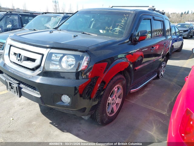 2011 Honda Pilot Touring მანქანა იყიდება აუქციონზე, vin: 5FNYF4H90BB505522, აუქციონის ნომერი: 40056078