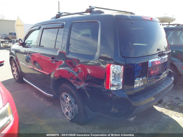 2011 Honda Pilot Touring მანქანა იყიდება აუქციონზე, vin: 5FNYF4H90BB505522, აუქციონის ნომერი: 40056078