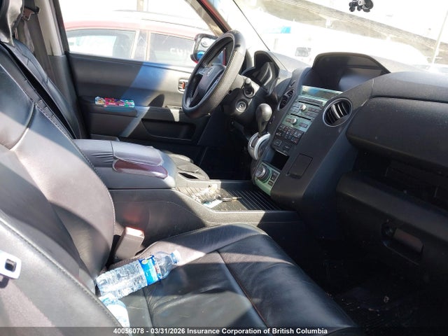 2011 Honda Pilot Touring მანქანა იყიდება აუქციონზე, vin: 5FNYF4H90BB505522, აუქციონის ნომერი: 40056078