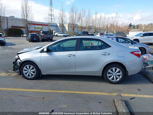 Aukcja sprzedaży 2015 Toyota Corolla L/le/le Pls/prm/s/s Pls, vin: 2T1BURHE3FC481152, numer aukcji: 40060686