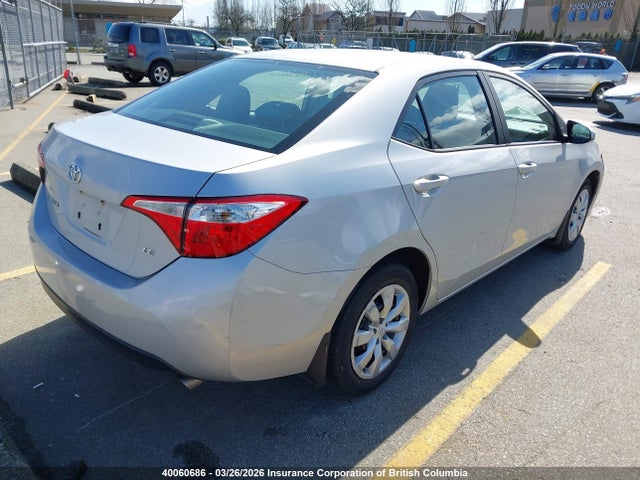 Aukcja sprzedaży 2015 Toyota Corolla L/le/le Pls/prm/s/s Pls, vin: 2T1BURHE3FC481152, numer aukcji: 40060686