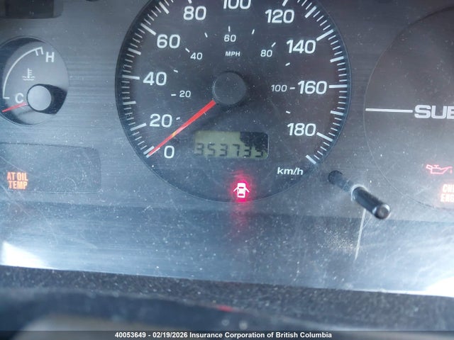 1999 Subaru Impreza Brighton მანქანა იყიდება აუქციონზე, vin: JF1GF4258XH800155, აუქციონის ნომერი: 40053649