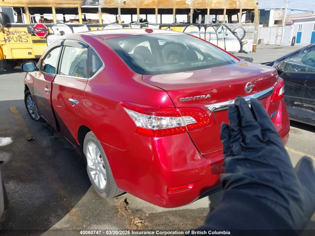 2015 Nissan Sentra S/sv/sr/sl მანქანა იყიდება აუქციონზე, vin: 3N1AB7AP1FL648237, აუქციონის ნომერი: 40060747