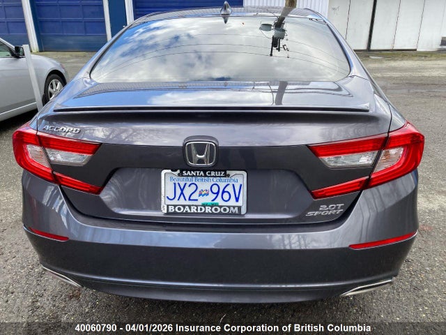 2019 Honda Accord Sport მანქანა იყიდება აუქციონზე, vin: 1HGCV2F31KA801546, აუქციონის ნომერი: 40060790
