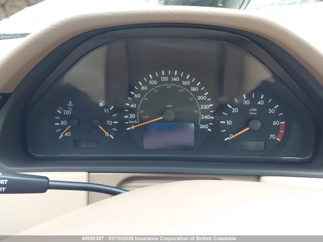 2000 Mercedes-benz E 320 მანქანა იყიდება აუქციონზე, vin: WDBJF65J7YB070147, აუქციონის ნომერი: 40058367