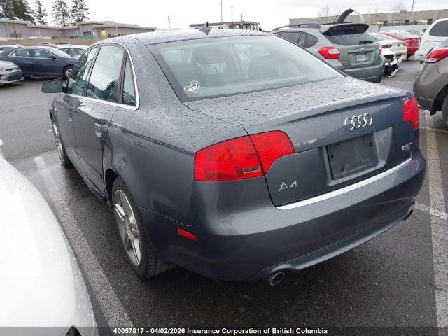 Aukcja sprzedaży 2008 Audi A4 2.0t Quattro, vin: WAUDF78E38A043663, numer aukcji: 40057817