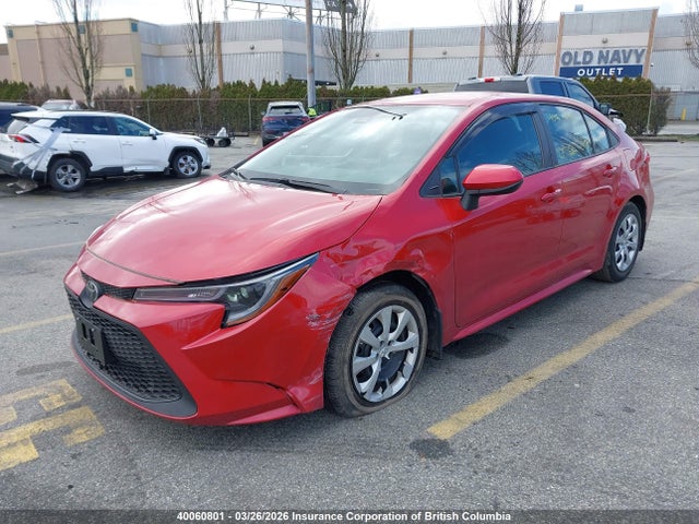 40060801 :رقم المزاد ، 5YFBPRBE3LP134691 vin ، 2020 Toyota Corolla Le مزاد بيع