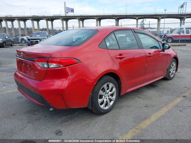 40060801 :رقم المزاد ، 5YFBPRBE3LP134691 vin ، 2020 Toyota Corolla Le مزاد بيع