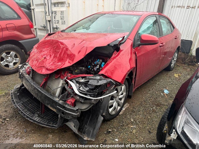 Aukcja sprzedaży 2015 Toyota Corolla L/le/le Pls/prm/s/s Pls, vin: 2T1BURHE8FC285370, numer aukcji: 40060840