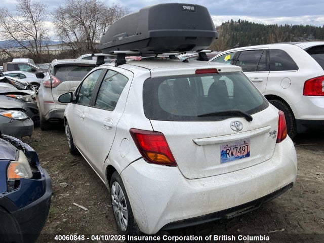 2015 Toyota Yaris მანქანა იყიდება აუქციონზე, vin: VNKKTUD36FA043117, აუქციონის ნომერი: 40060848