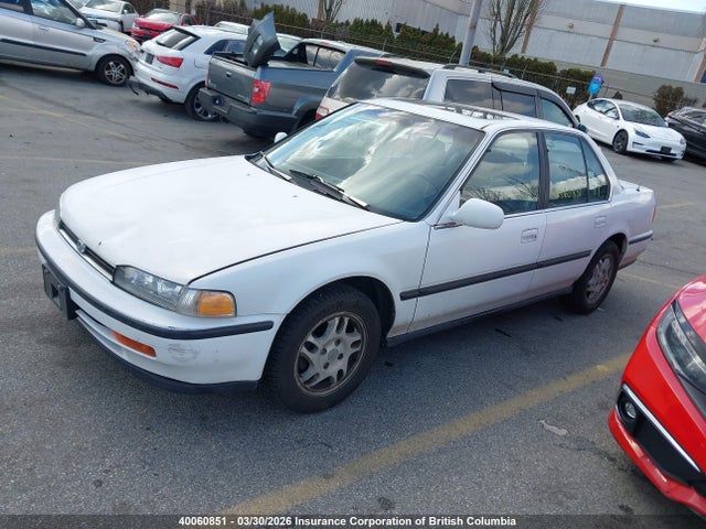 40060851 :رقم المزاد ، JHMCB7676NC802559 vin ، 1992 Honda Accord Ex/ex-r مزاد بيع