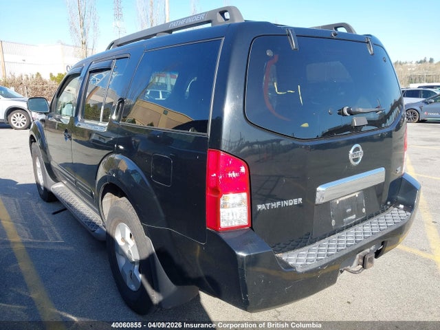 2005 Nissan Pathfinder Le/se/xe მანქანა იყიდება აუქციონზე, vin: 5N1AR18WX5C766795, აუქციონის ნომერი: 40060855