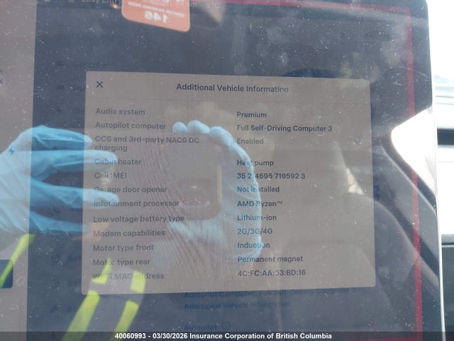 7SAYGDEF5NF512528 Tesla Model Y Performance