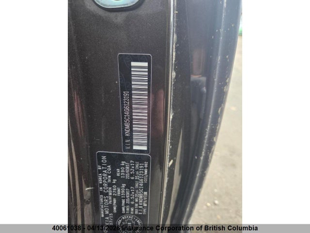KNDMB5C14G6123191 KIA SEDONA LX